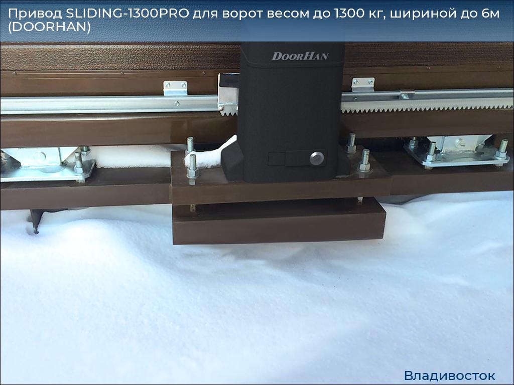 Привод SLIDING-1300PRO для ворот весом до 1300 кг, шириной до 6м (DOORHAN), vladivostok.doorhan.ru