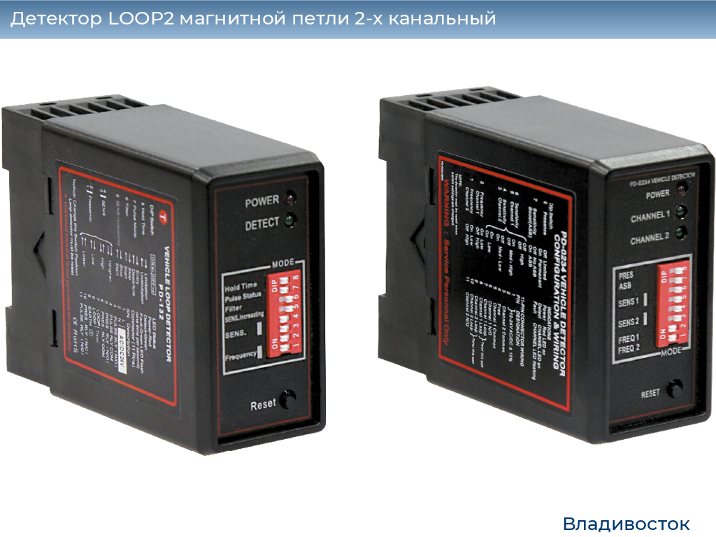 Детектор LOOP2 магнитной петли 2-x канальный, vladivostok.doorhan.ru