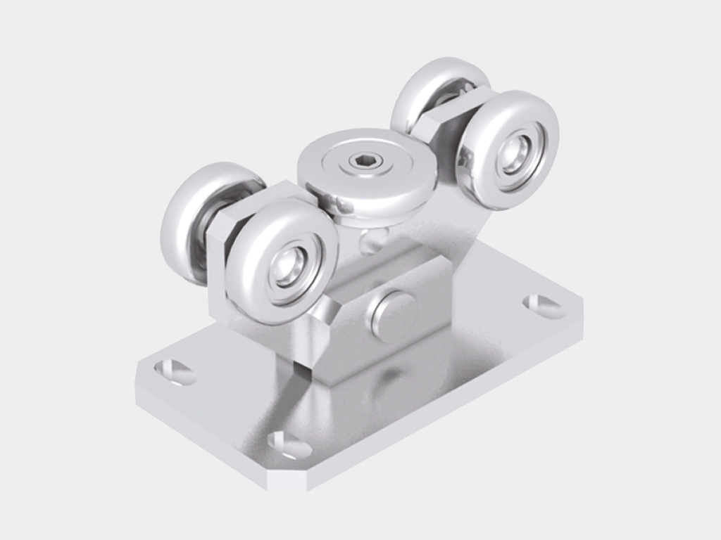 Дополнительная роликовая опора (для проемов свыше 6 000 мм по ширине).