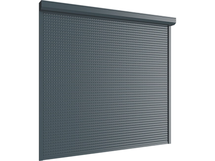 Рольставни из перфорированного профиля (частичное пропускание света) rh45pn