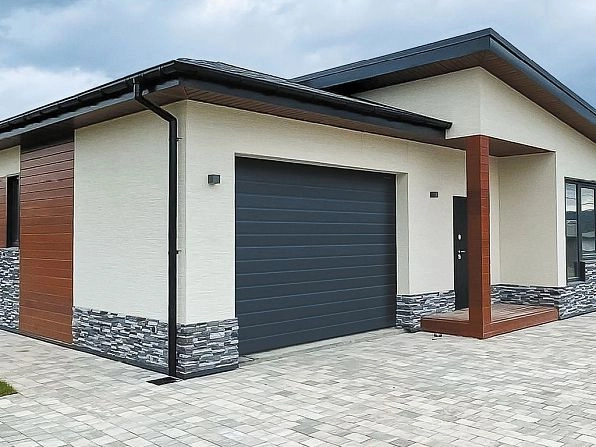 Секционные ворота 2600х2050 мм антрацитовые DoorHan rsd02, ussuriysk.doorhan.ru